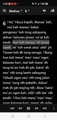 Penan Eastern Bible android App screenshot 1